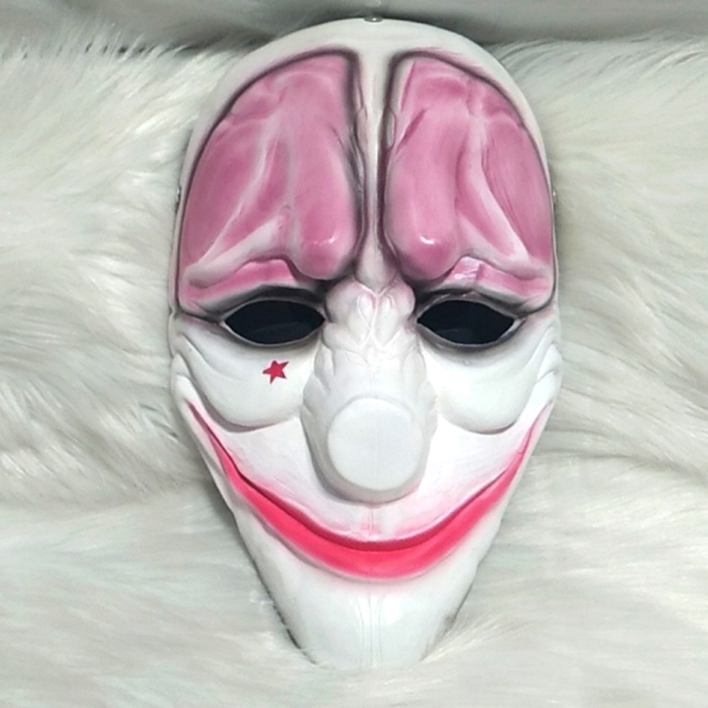 (E-1) SALE! Thriller Harvest Day Red Face Mask Worn 1X